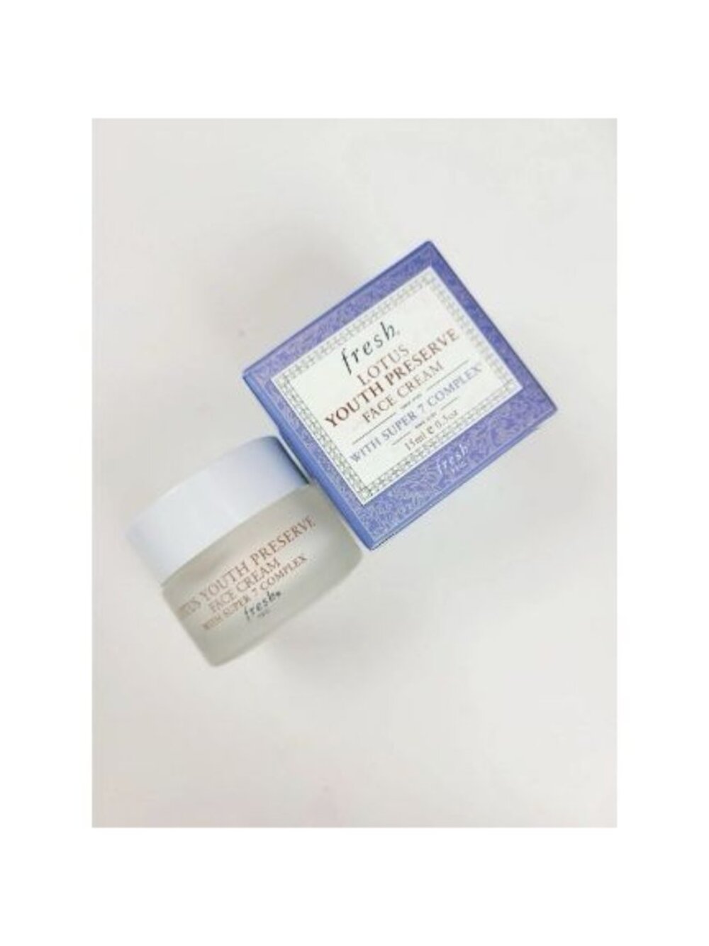 Fresh Lotus Youth Preserve Face cream 15ml new